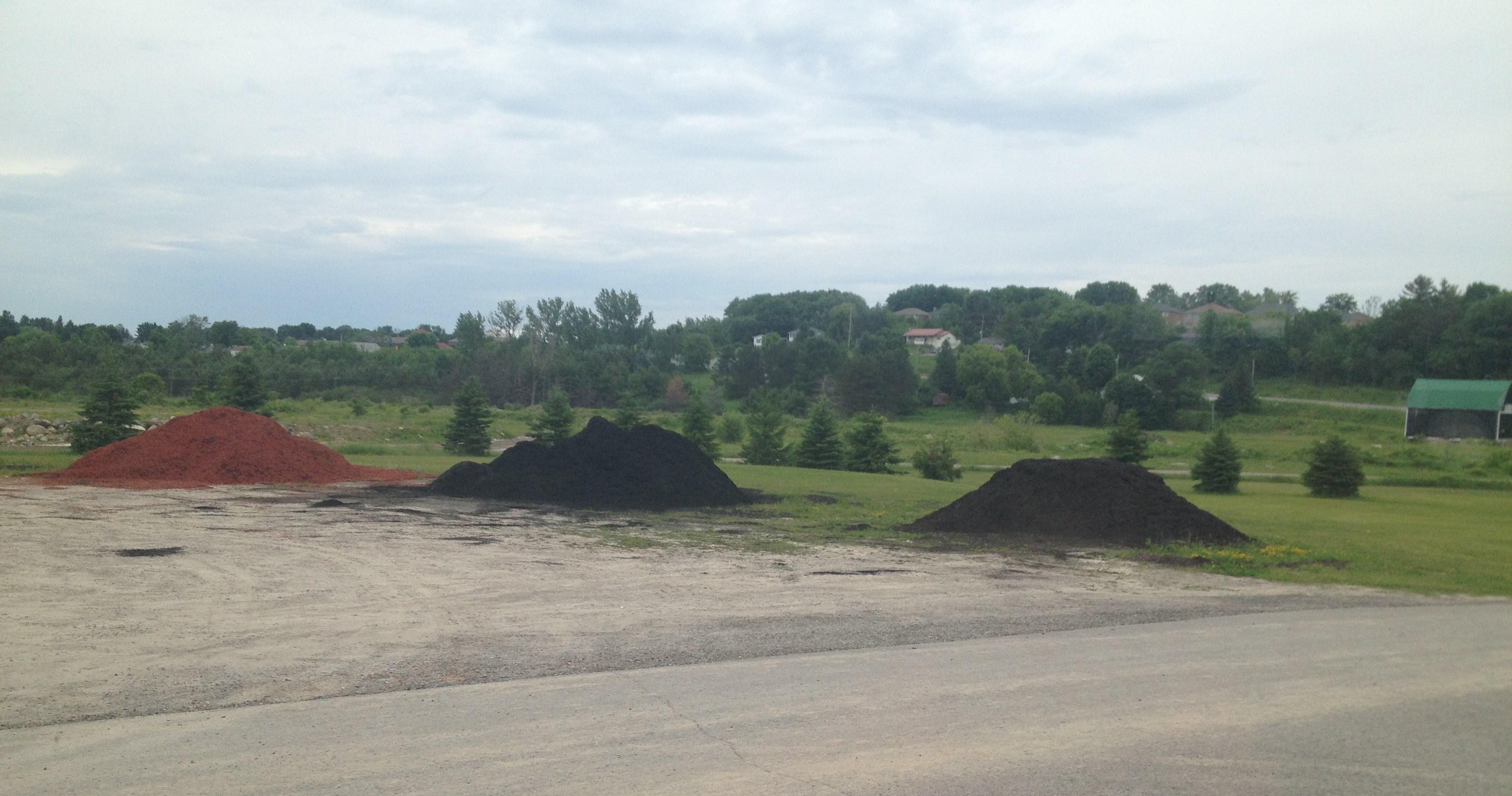 Aggregate and gravel products at Penetang Sand & Gravel